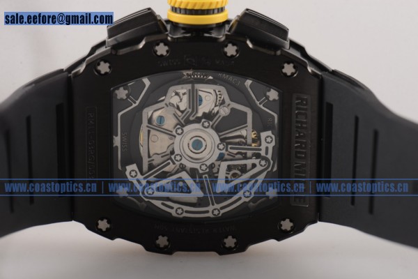 Richard Mille RM 011 Felipe Massa Flyback Watch 1:1 Replica PVD RM 011